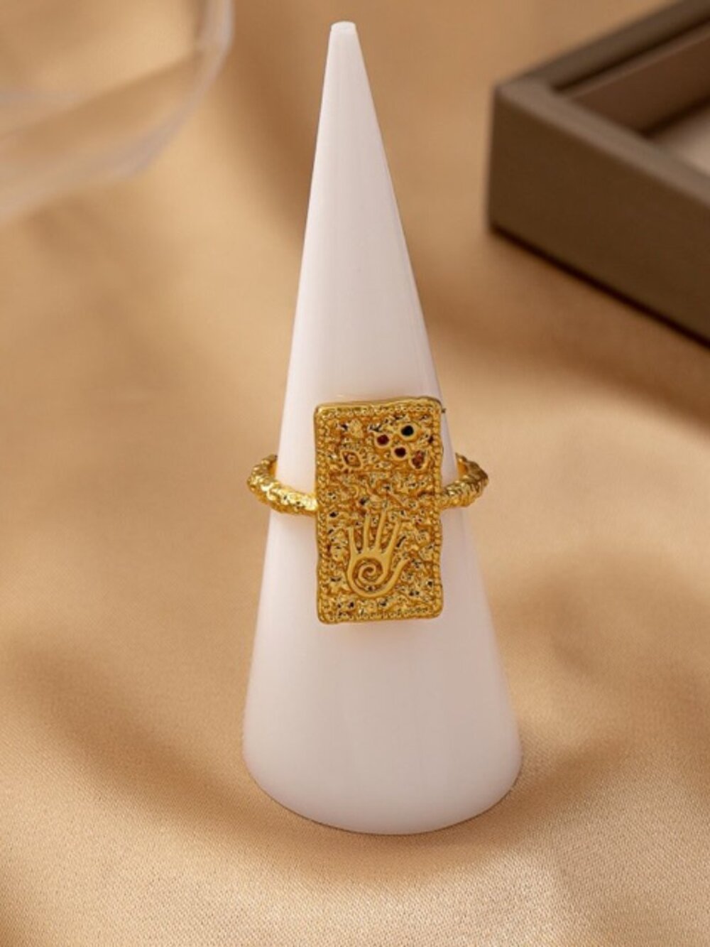 Alexis Bittar Irregular Faceted Ring